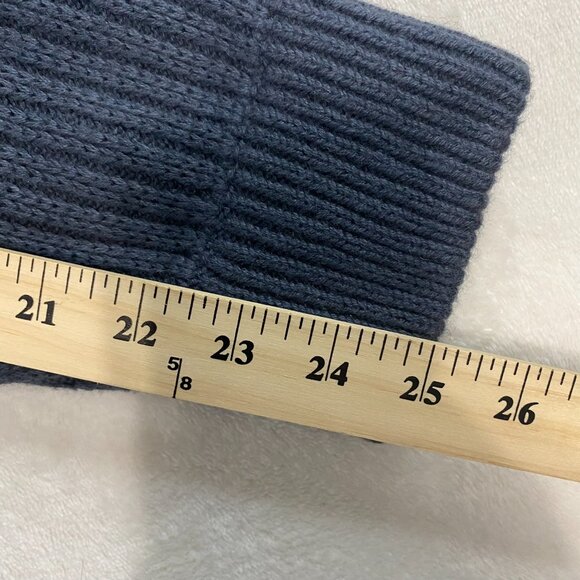 Duluth Trading Co. 2XLT Blue Cable Knit Ribbed Shawl Collar L/S Pullover Sweater - Picture 8 of 8